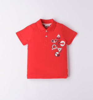 Children's short-sleeved polo shirt