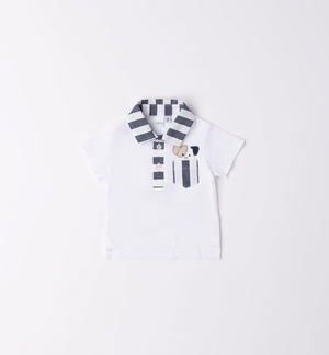 Baby boy puppy polo shirt