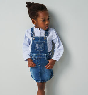 DENIM SKIRT ROMPER