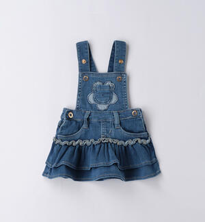Baby Girl Denim Overalls