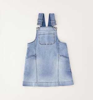 iDO girls' dungarees BLUE