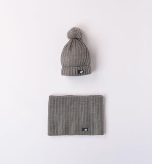 Boys' hat and neck warmer