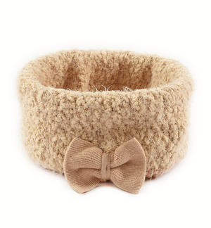 Sciarpa per bimba ad anello BEIGE