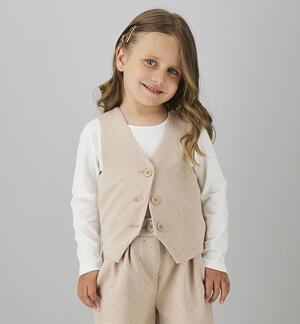 Set Maglietta e Gilet bambina