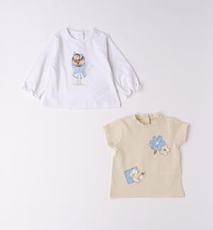 Baby girl T-shirt set