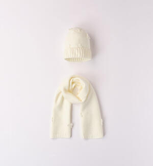 Girls' hat and scarf set