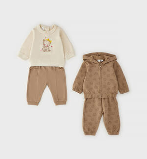 Baby girl sports tracksuit set