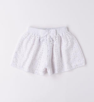 Short bambina in san gallo