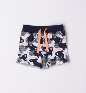 Short neonato squali BLU