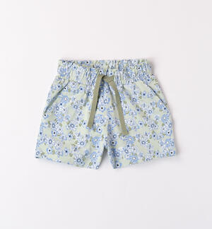 Girls' floral shorts