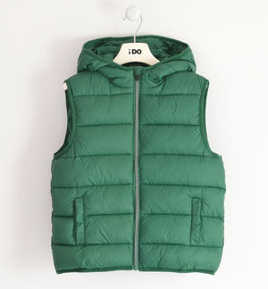 Boy¿s vest with hood GREEN