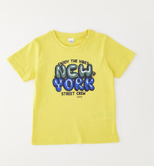 100% cotton children's T-shirt YELLOW
