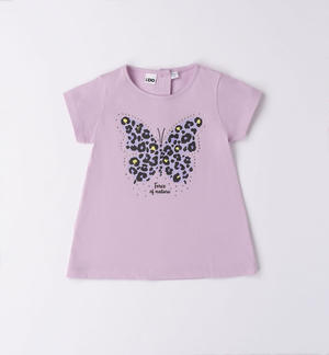 T-shirt bambina colori vari VIOLA