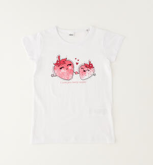T-shirt bambina con stampa