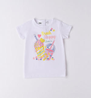 T-shirt bambina stampa estiva