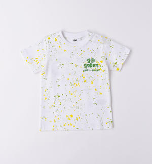 T-shirt bambino stampa schizzi