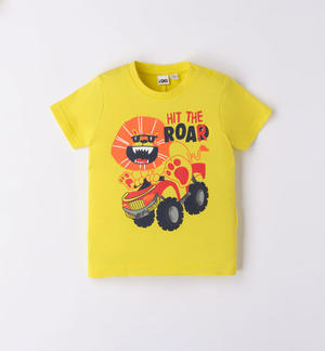 T-shirt bambino varie grafiche GIALLO