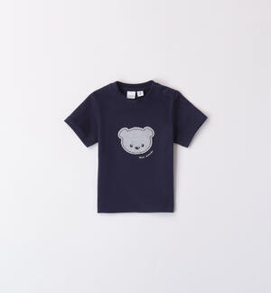 T-shirt bimbo con orsetto