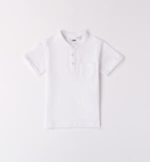 T-shirt with breast pocket WHITE