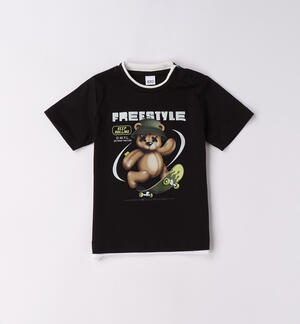 T-shirt da bambino NERO