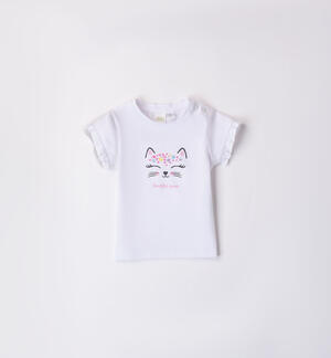 T-shirt gattino per bimba