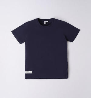 Boy's cotton T-shirt BLUE