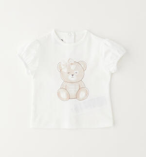 Baby girl T-shirt CREAM