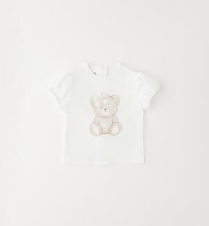 Baby girl T-shirt CREAM