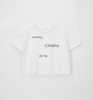 T-shirt ragazza in cotone