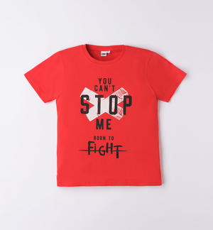 T-shirt ragazzo 100% cotone fantasie varie