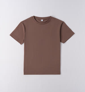 T-shirt unisex per ragazzi MARRONE