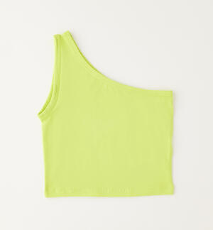 Top monospalla ragazza VERDE