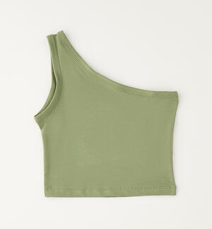 Top monospalla ragazza VERDE