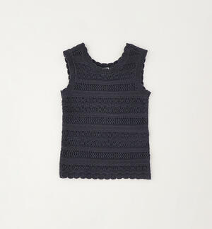 Top per bambina GRIGIO