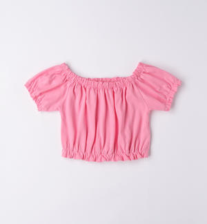 Top per ragazza ROSA