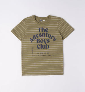 T-shirt a righe per ragazzo