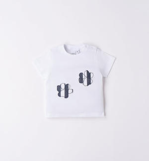 T-shirt neonato con zampette