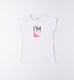 T-shirt ragazza con grafiche diverse