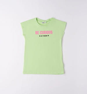 T-shirt ragazza con grafiche diverse BIANCO