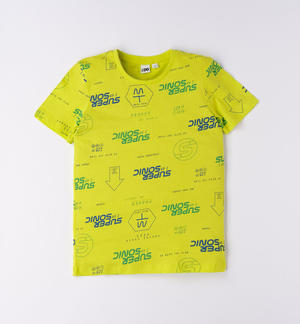 Boy's T-shirt with printed lettering