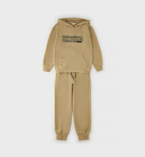 2-piece tracksuit for boys BEIGE