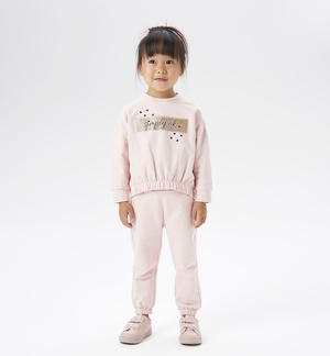 Tuta bambina con glitter