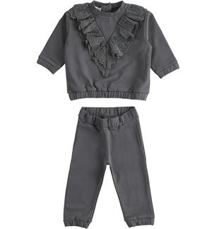 Two-piece girl tracksuit