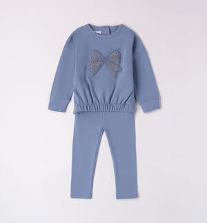 Girls' bow tracksuit