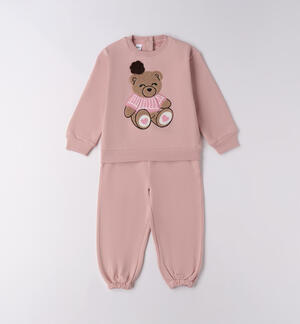 Tuta bambina sportiva ROSA