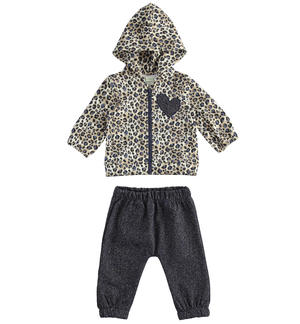 Two-piece baby girl suit