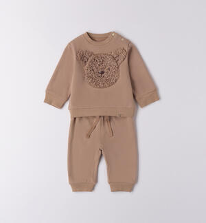 Tuta invernale neonato MARRONE