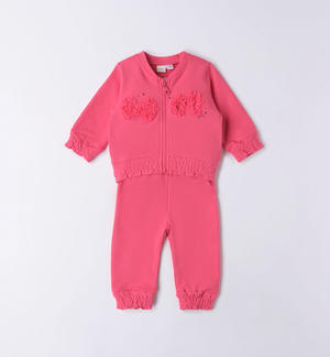 Baby girl jumpsuit with bow