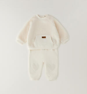 Baby girl's jumpsuit CREAM