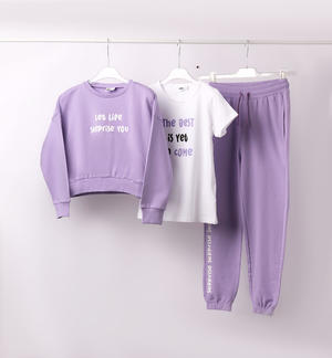 Girl's three-piece tracksuit VIOLET